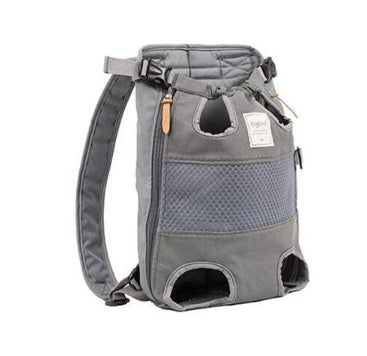 HKM-9712317 Pet Carrier Backpack for Small Dogs and Cats - Breathable, Airline Approved, Stylish Striped Design