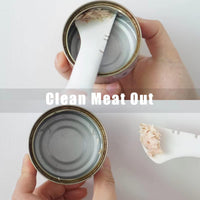 HKM-9713341 Cute Pink Cat Food Can Lid with Spoon for Easy Wet Food Storage