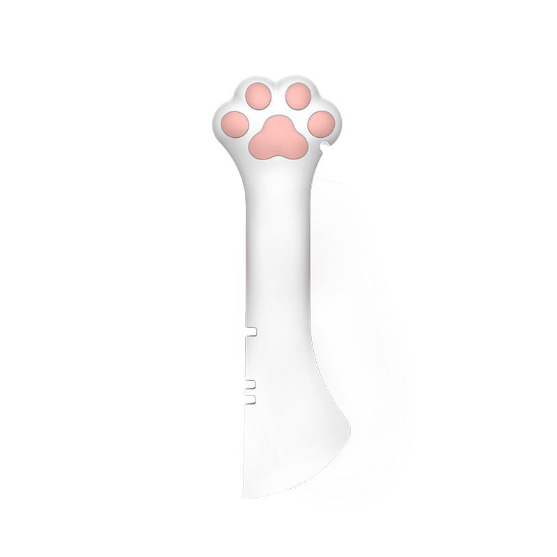 HKM-9713341 Cute Pink Cat Food Can Lid with Spoon for Easy Wet Food Storage