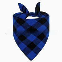 HKM-9713469 Christmas Pet Triangle Plaid Towel in Various Patterns and Colors