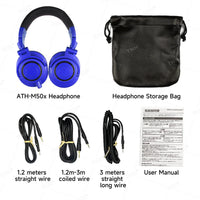 HKM-971475 Professional Wired Monitor Headphones for Studio Recording, Broadcasting and Podcasting