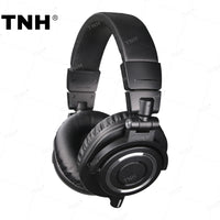 HKM-971475 Professional Wired Monitor Headphones for Studio Recording, Broadcasting and Podcasting
