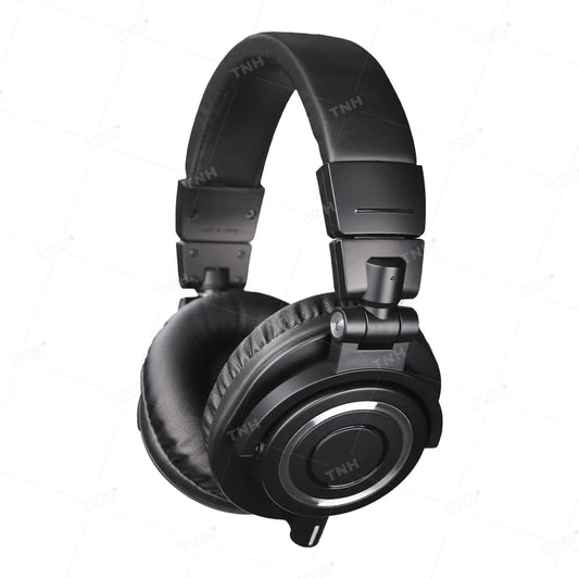 HKM-971475 Professional Wired Monitor Headphones for Studio Recording, Broadcasting and Podcasting