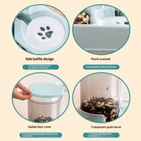 HKM-9716029 Automatic Pet Feeder and Water Dispenser with Double Bowls for Cats and Dogs