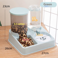 HKM-9716029 Automatic Pet Feeder and Water Dispenser with Double Bowls for Cats and Dogs