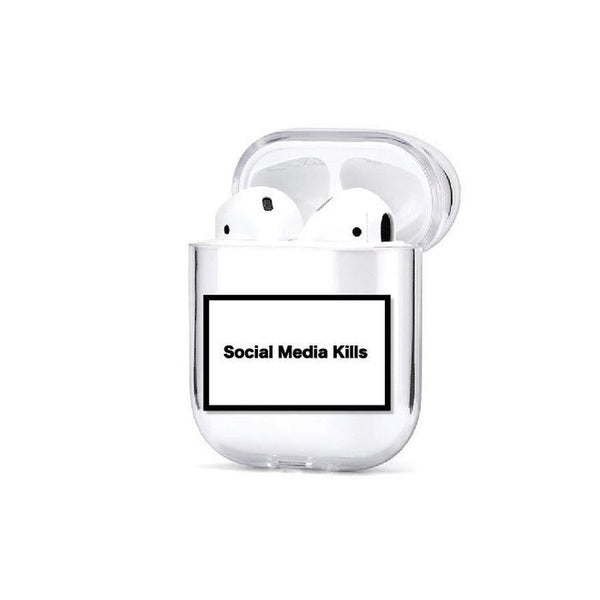 HKM-971667 PC Transparent Hard Shell Case for AirPods and AirPods Pro - Cartoon Design