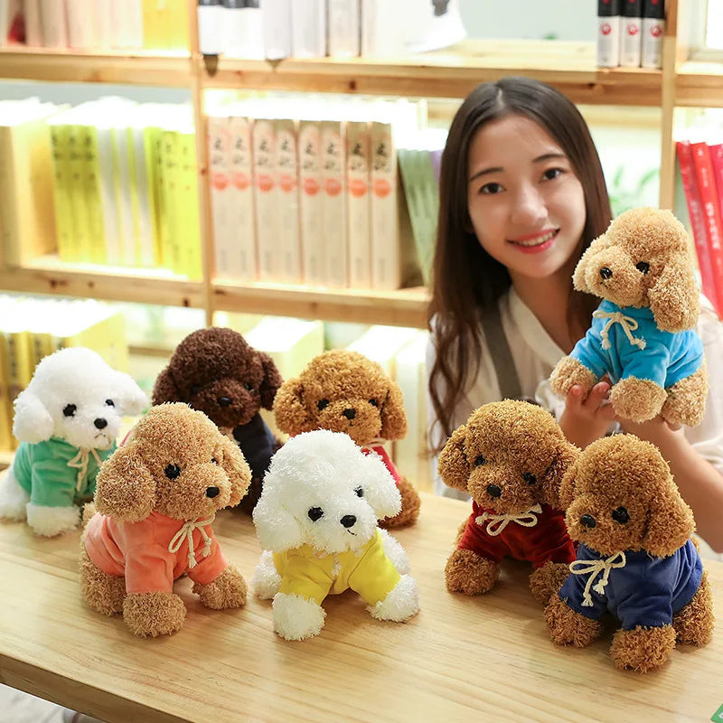 HKM-971731 Plush Dog Stuffed Animal Toy for Home Decoration and Child Comfort - 11 to 30 CM