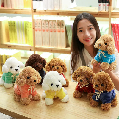 HKM-971731 Plush Dog Stuffed Animal Toy for Home Decoration and Child Comfort - 11 to 30 CM