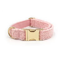 HKM-9717821 Adjustable Teddy Velvet Pet Collar in Multiple Colors for Dogs