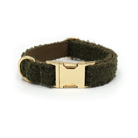 HKM-9717821 Adjustable Teddy Velvet Pet Collar in Multiple Colors for Dogs