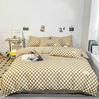 HKM-971795 Washed Cotton Double Stitch Duvet Cover Set - Multiple Sizes Available