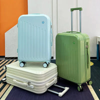 HKM-971859 Lightweight 3-Piece Luggage Set with Wheels - Soft Carry-On Suitcase for Travel