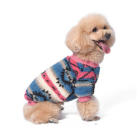 HKM-9719997 Warm Fluffy Jacket for Pets - Polar Fleece in Blue, Orange, Brown, Pink, Sizes S-XXL