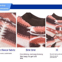 HKM-9719997 Warm Fluffy Jacket for Pets - Polar Fleece in Blue, Orange, Brown, Pink, Sizes S-XXL