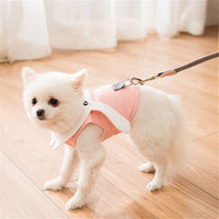 HKM-9721405 Cute Rabbit Design Pet Vest Chest Strap Leash for Cats - Available in S/M/L/XL