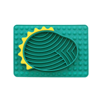 HKM-9721789 Stable Slow Feeder Licking Mat for Dogs and Cats - Smooth Texture, Reduces Eating Speed
