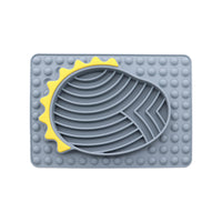 HKM-9721789 Stable Slow Feeder Licking Mat for Dogs and Cats - Smooth Texture, Reduces Eating Speed