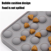 HKM-9721789 Stable Slow Feeder Licking Mat for Dogs and Cats - Smooth Texture, Reduces Eating Speed