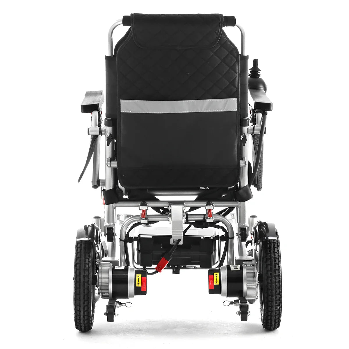 HKM-972499 Lightweight Folding Aluminum Electric Wheelchair with Automatic Electromagnetic Brake and Lithium Battery