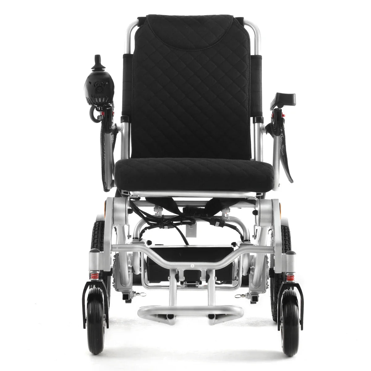 HKM-972499 Lightweight Folding Aluminum Electric Wheelchair with Automatic Electromagnetic Brake and Lithium Battery