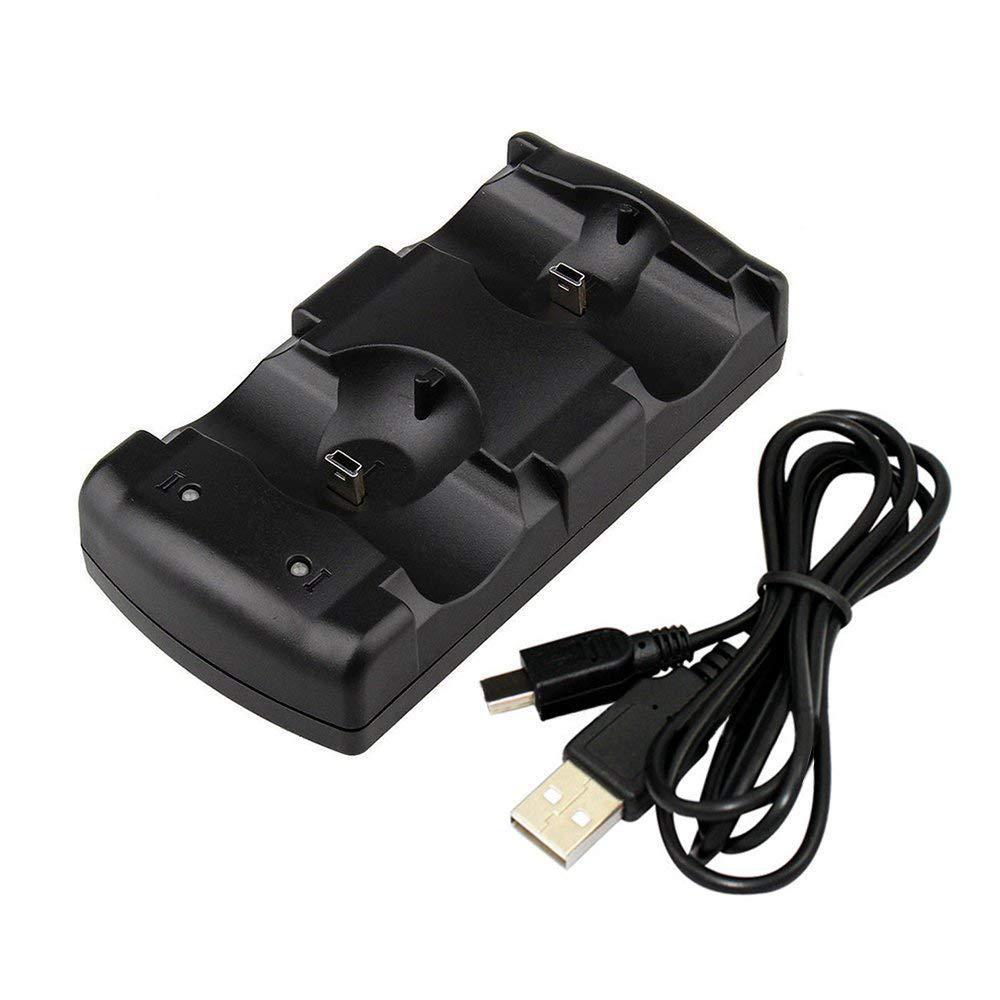 HKM-972499 PS3 Dual Charging Station with Wireless Handle Charging for Controllers