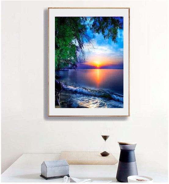 HKM-972627 Modern Diamond Painting – Round & Square Acrylic Art for Living Room, Bedroom, and More