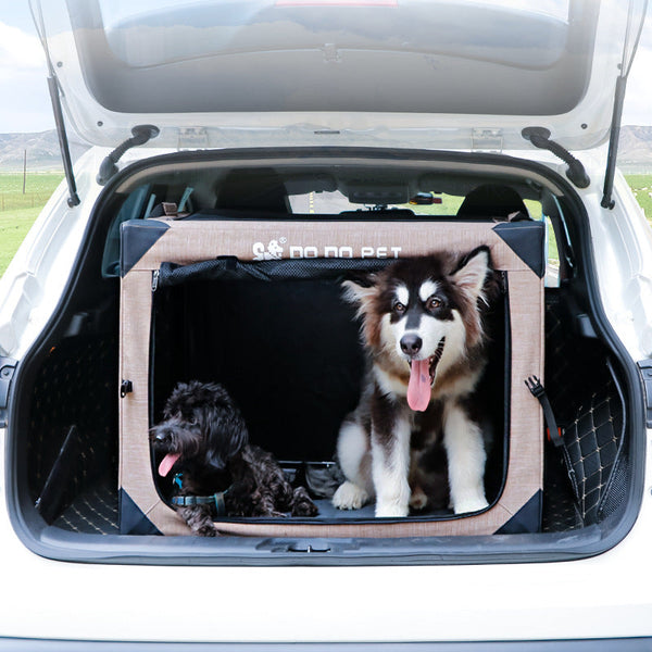 HKM-9726397 One Piece Collapsible Cloth Kennel Tent - Khaki, Green, Black, Size S (51*33*33cm)