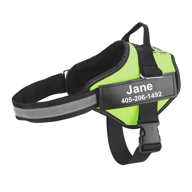 HKM-9726653 Multicolor Personalized Nylon Pet Chest Strap with Traction Rope