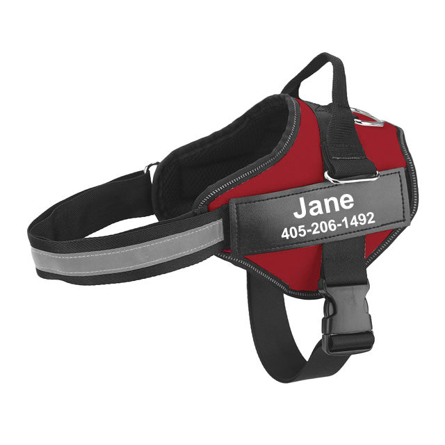 HKM-9726653 Multicolor Personalized Nylon Pet Chest Strap with Traction Rope