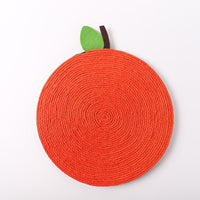 HKM-9727549 Sisal Rope Cat Scratch Pad with Anti-Skid EVA Cloth - Various Fun Shapes and Colors