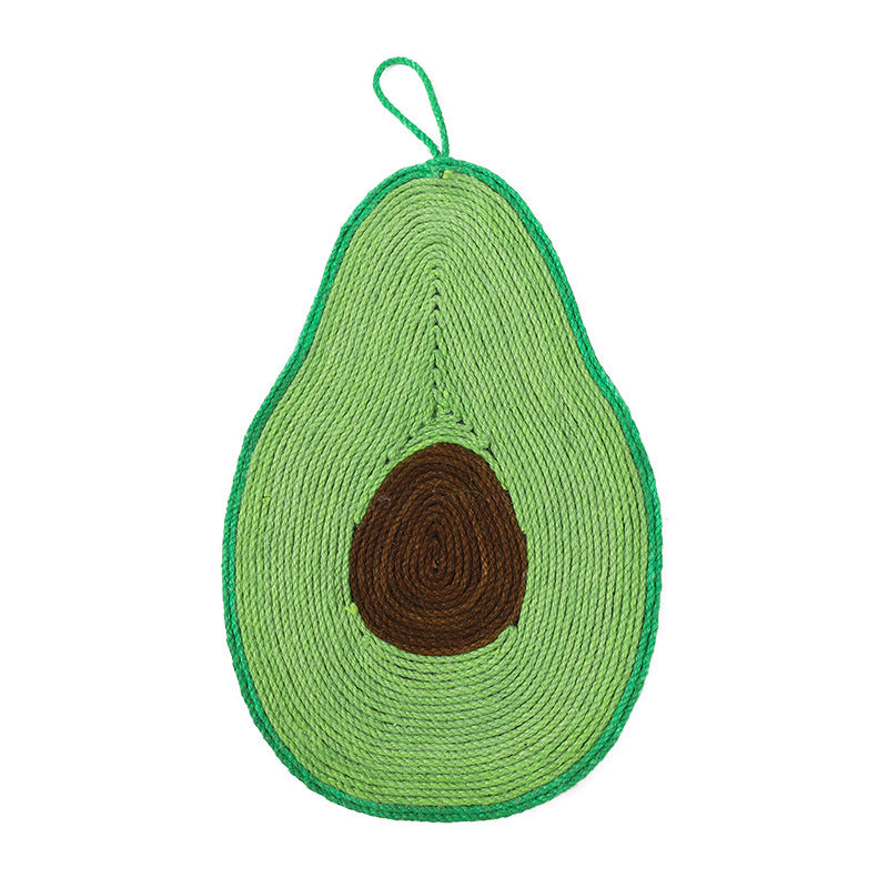 HKM-9727549 Sisal Rope Cat Scratch Pad with Anti-Skid EVA Cloth - Various Fun Shapes and Colors