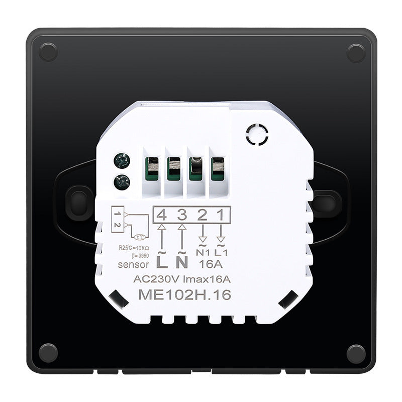 HKM-972819 Smart Heating Temperature Controller - Concealed Installation Thermostat, 5-60°C Range, 220V Output