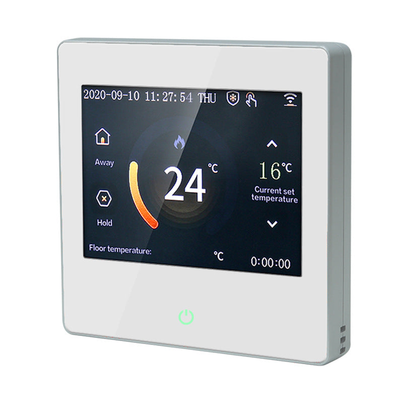 HKM-972819 Smart Heating Temperature Controller - Concealed Installation Thermostat, 5-60°C Range, 220V Output