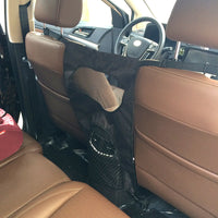 HKM-9728957 Car Rear Seat Pet Guardrail - Cloth Isolation Protection for Dogs, 46*69cm
