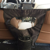 HKM-9728957 Car Rear Seat Pet Guardrail - Cloth Isolation Protection for Dogs, 46*69cm