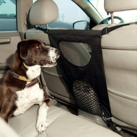 HKM-9728957 Car Rear Seat Pet Guardrail - Cloth Isolation Protection for Dogs, 46*69cm