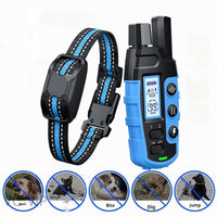 HKM-9730621 Remote Control Electric Dog Training Collar with Bark Stop Function, 1000m and 2000m Range Options