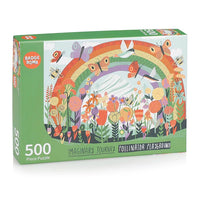 HKM-973075 500 Piece Custom Paper Puzzle - Pollinator's Playground for Ages 2 to 7