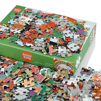 HKM-973075 500 Piece Custom Paper Puzzle - Pollinator's Playground for Ages 2 to 7