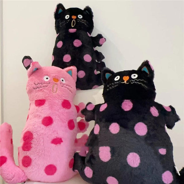 HKM-973075 Adorable Cat Print Pillow for Living Room Sofa – 45cm PP Cotton Cushion