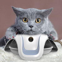 HKM-9731133 Interactive Cat Food Leaking Toy - Earth Guest Educational Cat Training Tool (25.2cm x 13.6cm x 27.2cm)