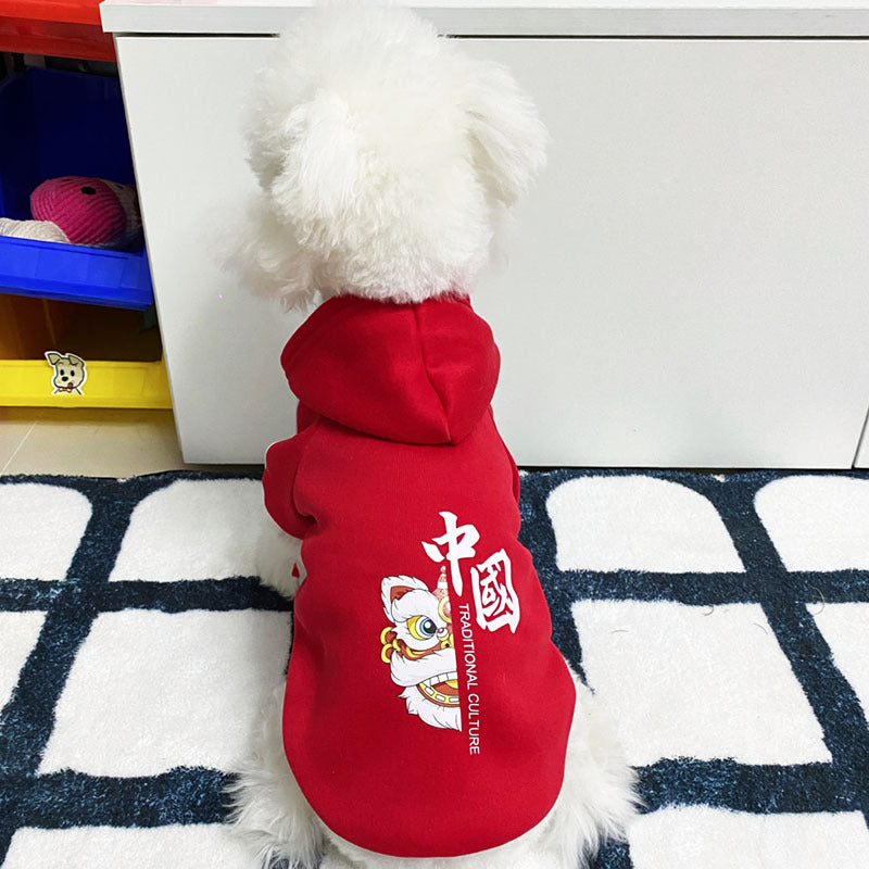 HKM-9732413 Cartoon Cute Pet Clothing for Dogs - Autumn & Winter Collection in Various Colors and Sizes