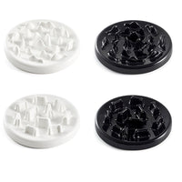 HKM-9733309 Ceramic Slow Food Bowl for Cats and Small Dogs - Fish & Bone Design
