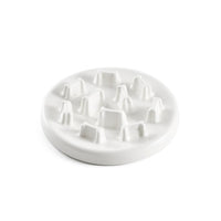 HKM-9733309 Ceramic Slow Food Bowl for Cats and Small Dogs - Fish & Bone Design