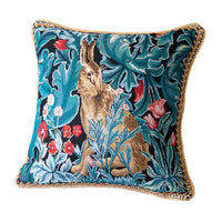 HKM-973331 European Classical Jacquard Cotton Cushion Cover - 45x45cm Gobelin Art Design