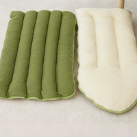 HKM-9736765 Cozy Removable Washable Cat House in Light Beige, Green, or Purple for Winter Comfort