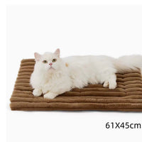 HKM-9736765 Cozy Removable Washable Cat House in Light Beige, Green, or Purple for Winter Comfort