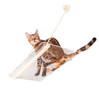 HKM-9737149 Hanging Transparent Acrylic Cat Bed for Comfortable Home Relaxation