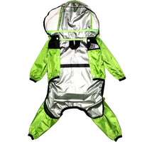 HKM-9737277 Long Legged Dog Rain Poncho with Transparent Brim and High Waterproof Fabric