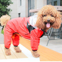 HKM-9737277 Long Legged Dog Rain Poncho with Transparent Brim and High Waterproof Fabric